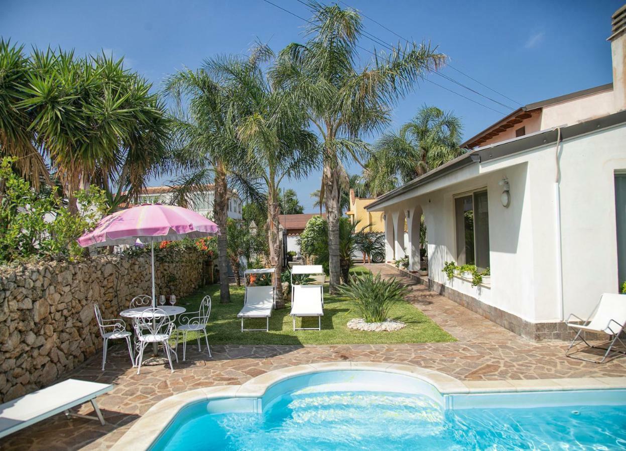 Villa Manzella Piscina Privata Cinisi Zewnętrze zdjęcie