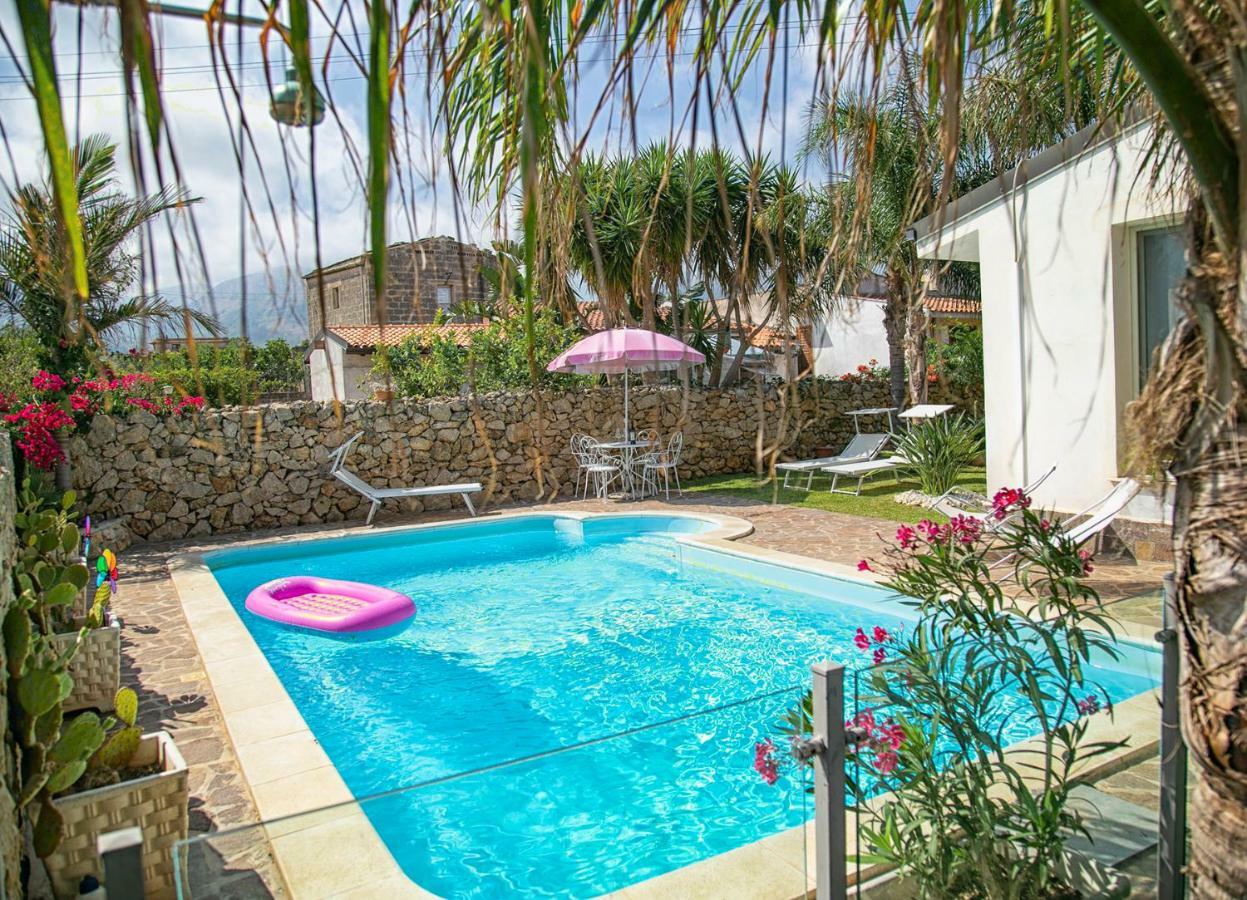 Villa Manzella Piscina Privata Cinisi Zewnętrze zdjęcie